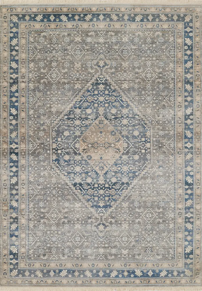 Momeni Izmir 2' X 3' Blue Traditional