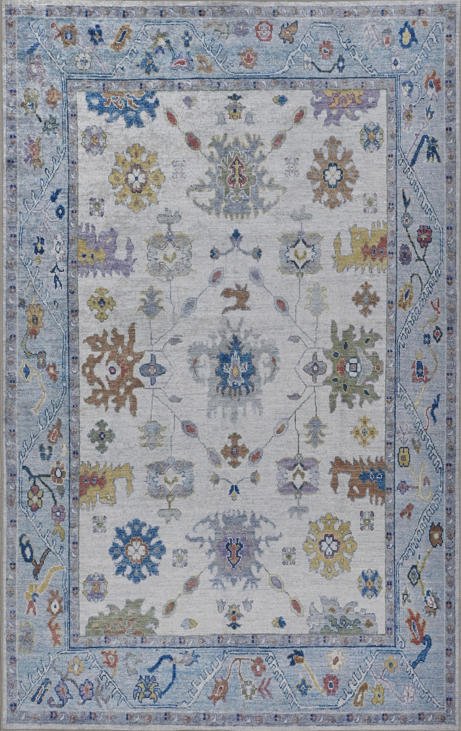 Momeni Karachi 2' X 3' Ivory Traditional