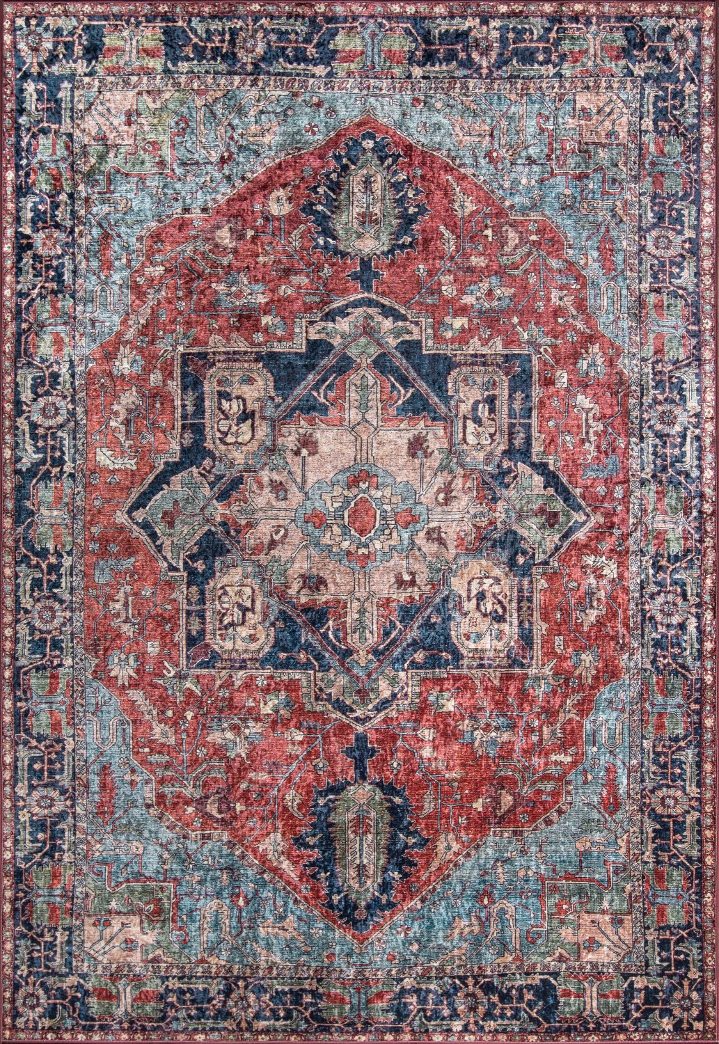 Momeni Karachi 2' X 3' Multi Traditional
