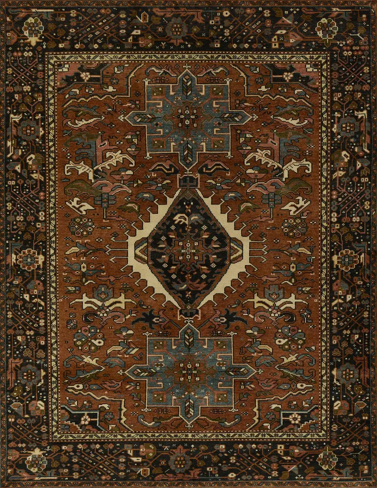 Momeni Karajeh 9' X 12' Red Traditional