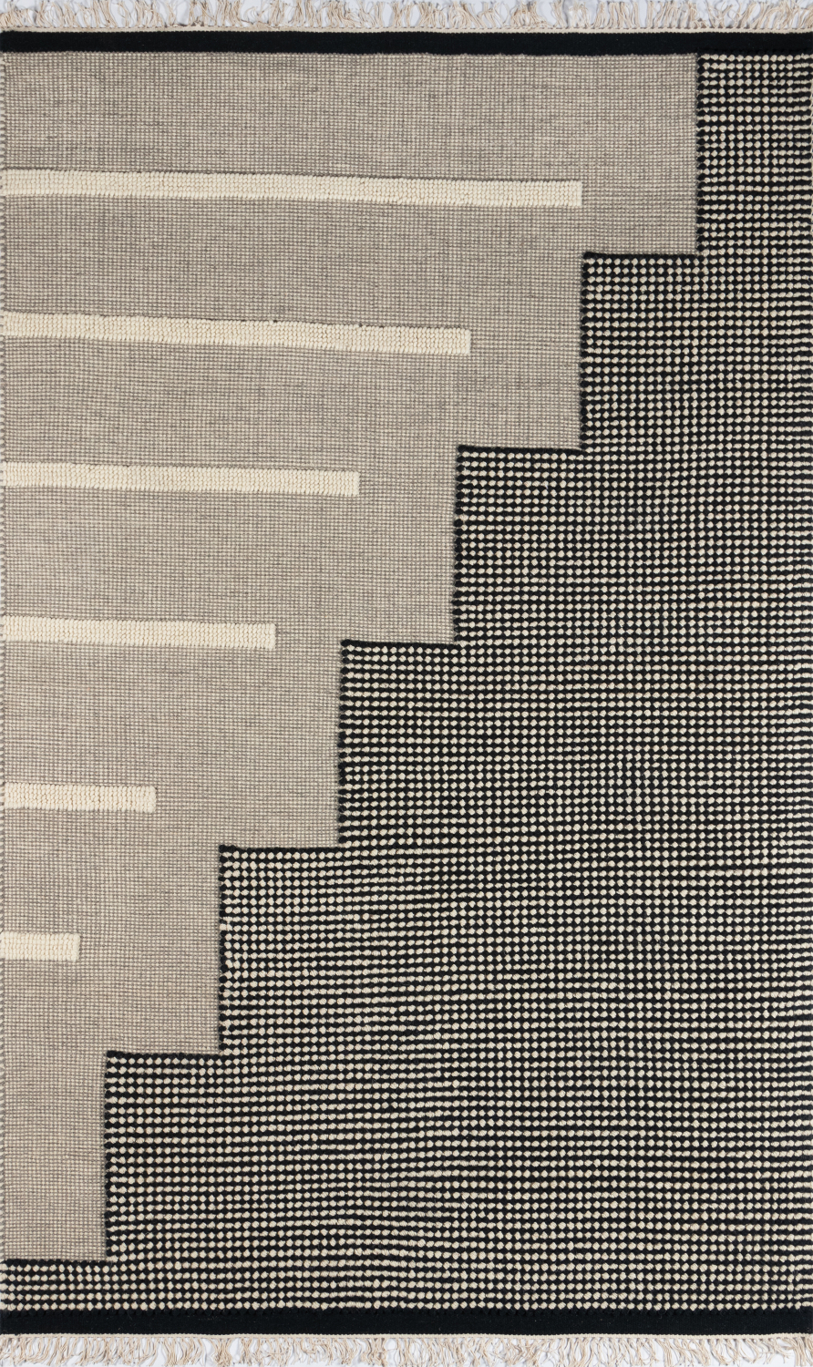 Novogratz Karl 2' X 3' Black Contemporary