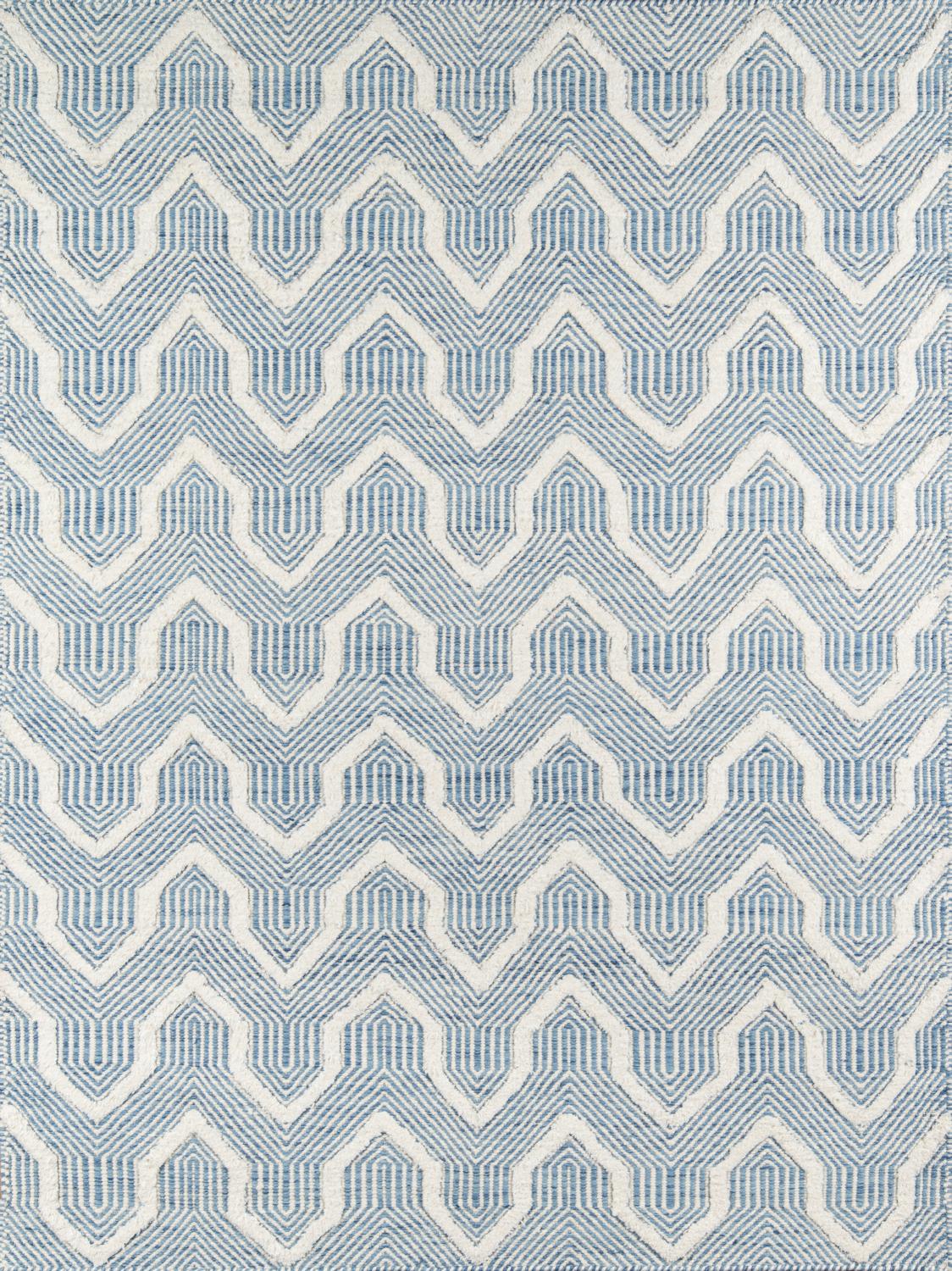 Erin Gates Langdon 2' X 3' Blue Contemporary