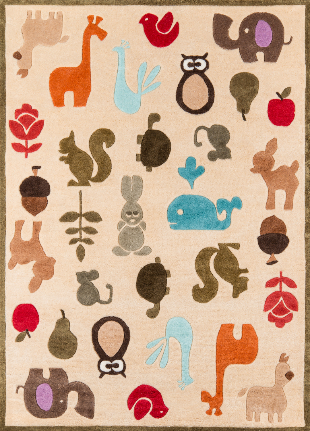 Momeni Lil Mo Whimsy 2' X 3' Ivory Contemporary