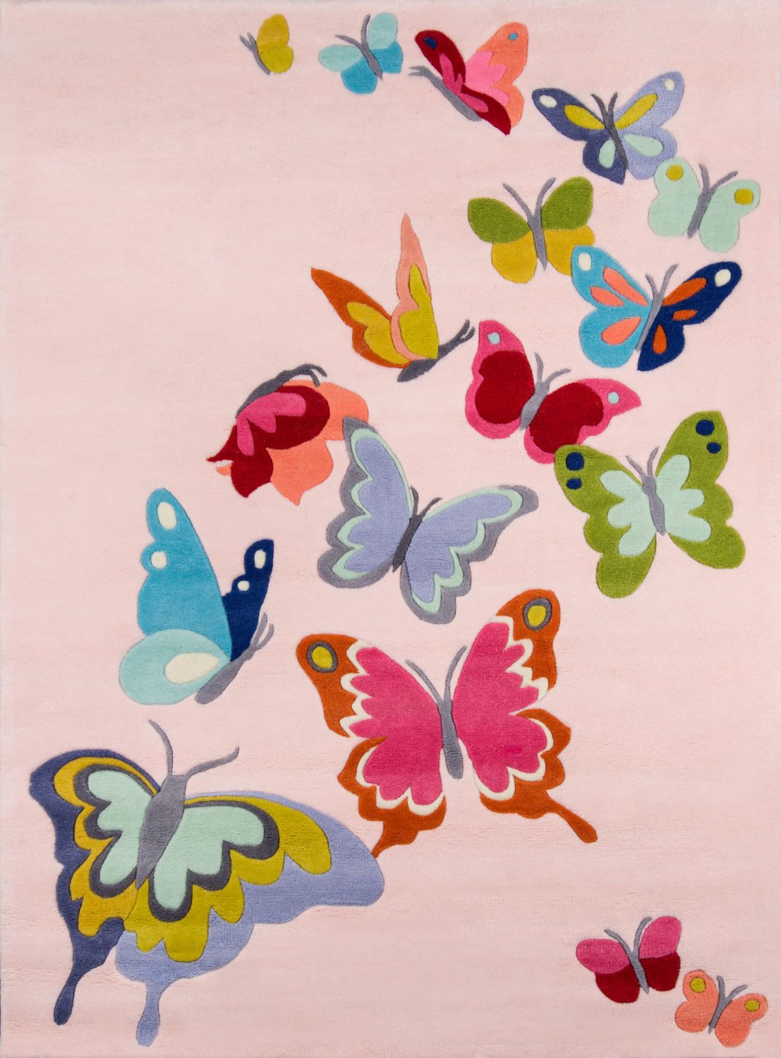 Momeni Lil Mo Whimsy 5' X 7' Pink Contemporary | Boldrugs.com