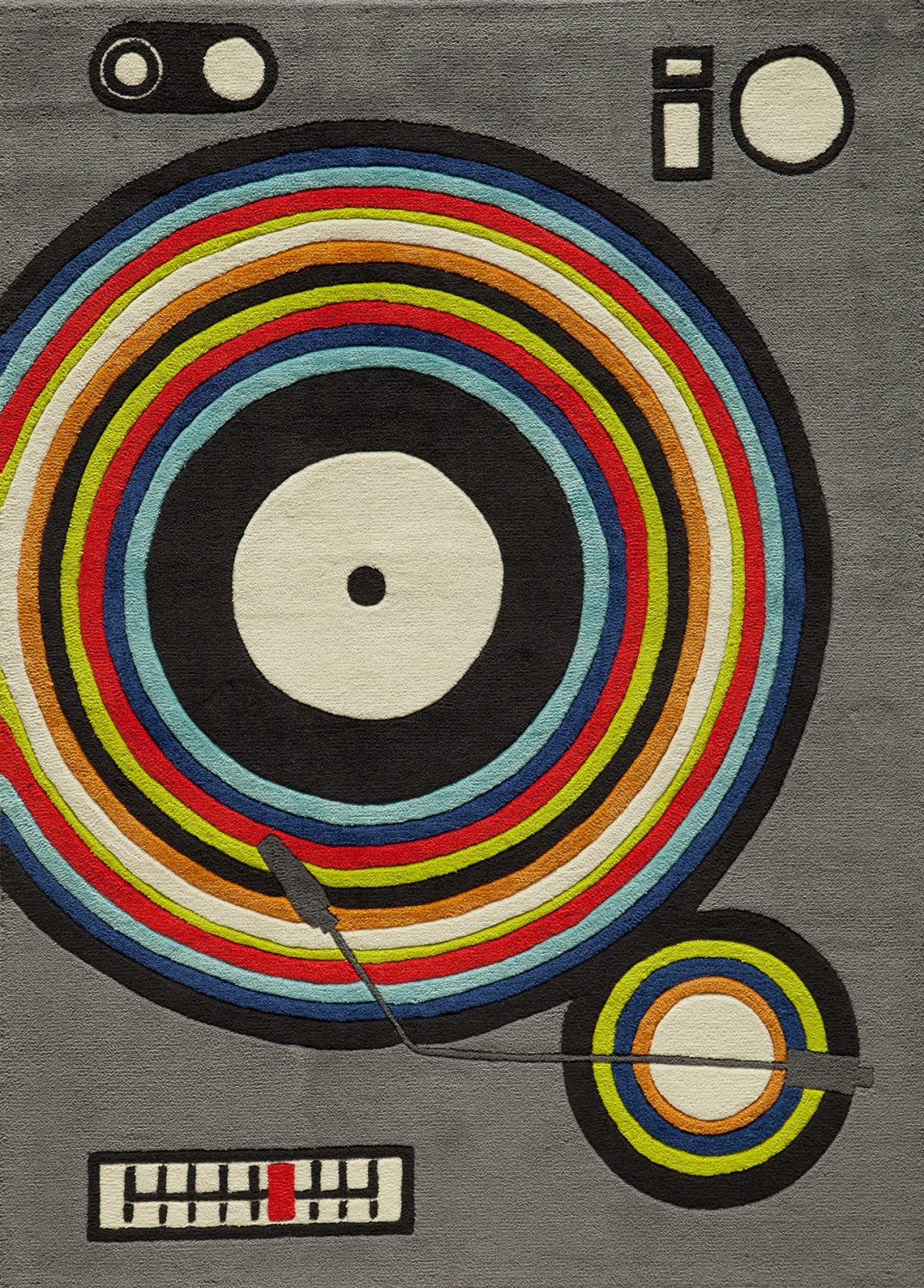 Momeni Lil Mo Hipster 2' X 3' Grey Contemporary
