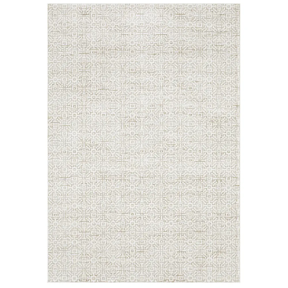 Atlas 3721G Ivory/ Beige Indoor Area Rug - 2'3