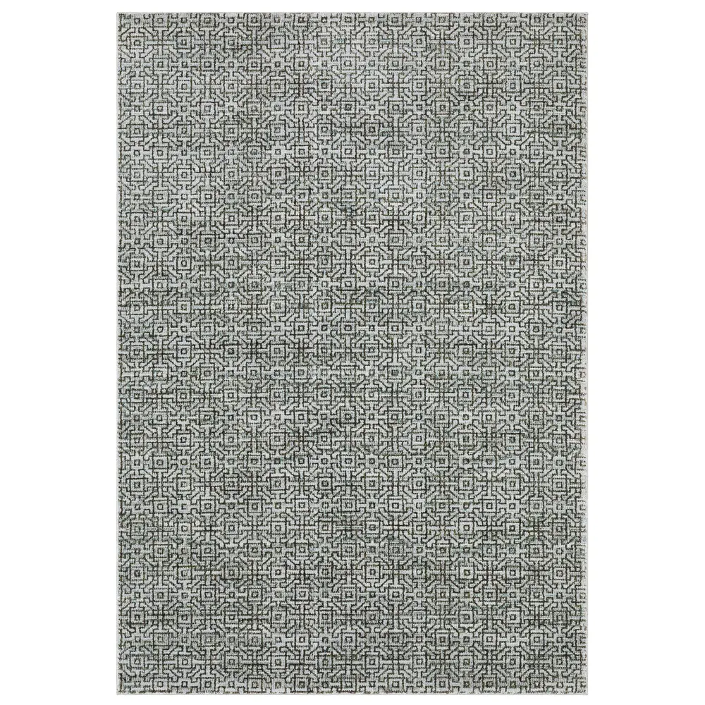 Atlas 3721J Blue/ Brown Indoor Area Rug - 3'3