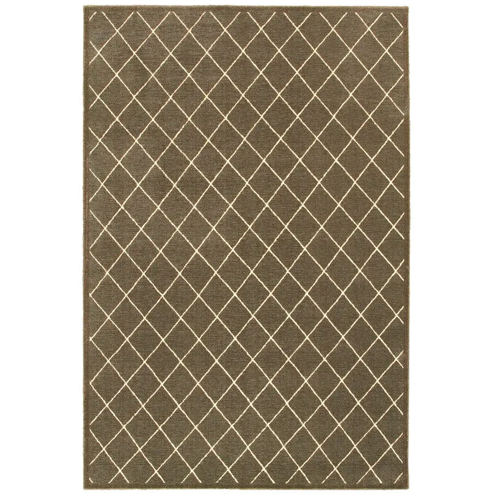 Ellerson 090N4 Beige/ Rust Indoor Area Rug - 9'10