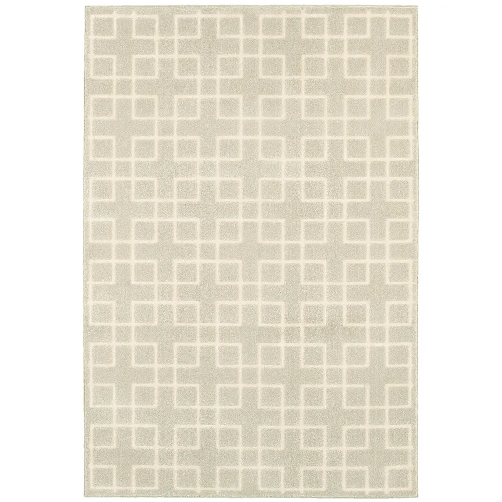 Ellerson 6140Y Beige/ Blue Indoor Area Rug - 9'10