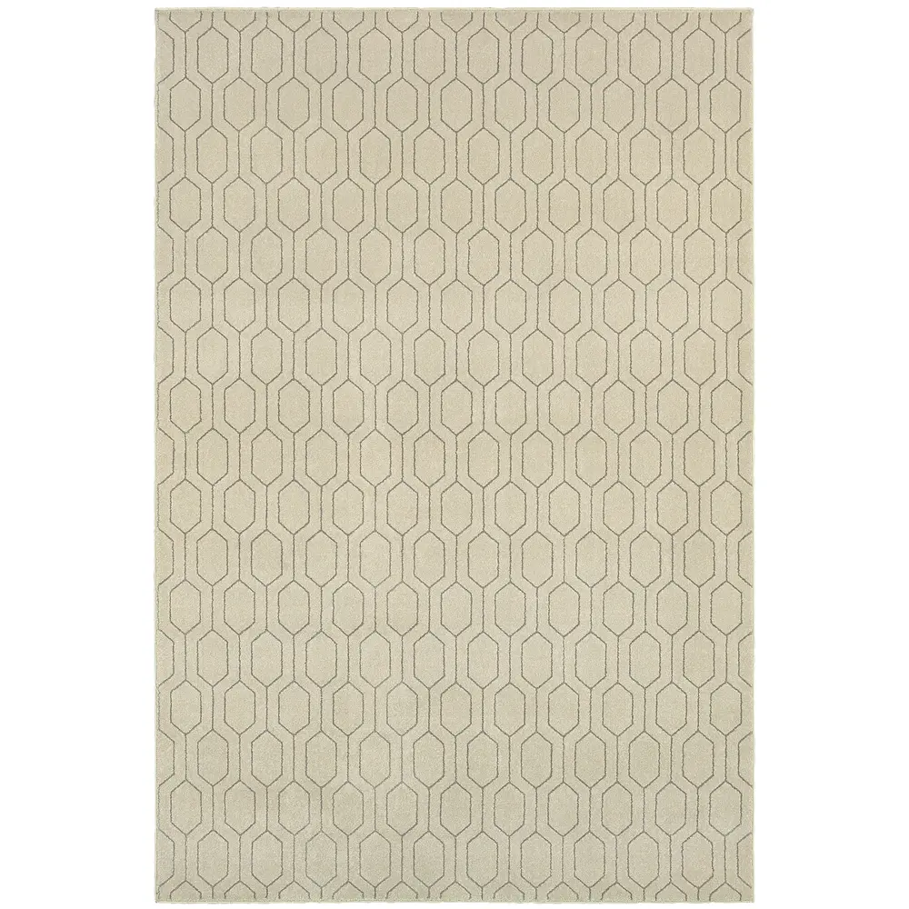 Ellerson 8021I Grey/ Blue Indoor Area Rug - 9'10