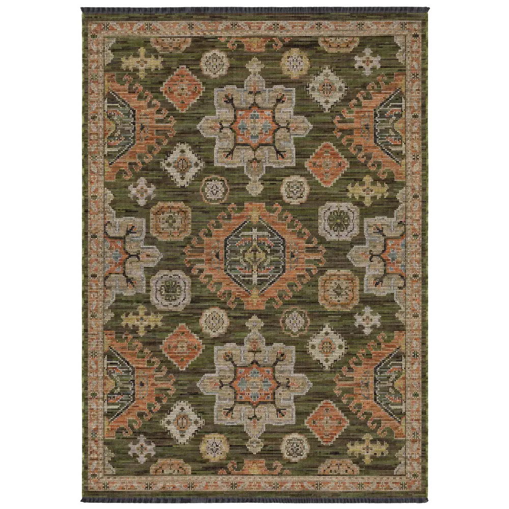 Legacy LGY02 Green / Terracotta Indoor Indoor - 2'6