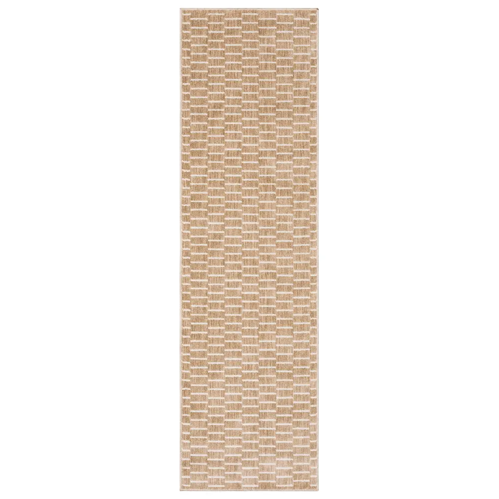 Oliver OLV04 Rust/ Beige Indoor Area Rug - 2'3