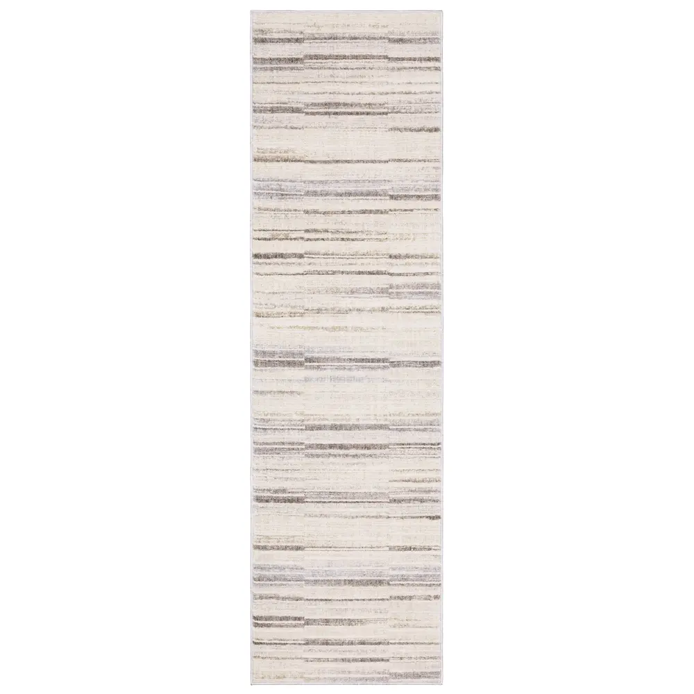 Oliver OLV05 Grey/Beige Indoor Area Rug - 2'3