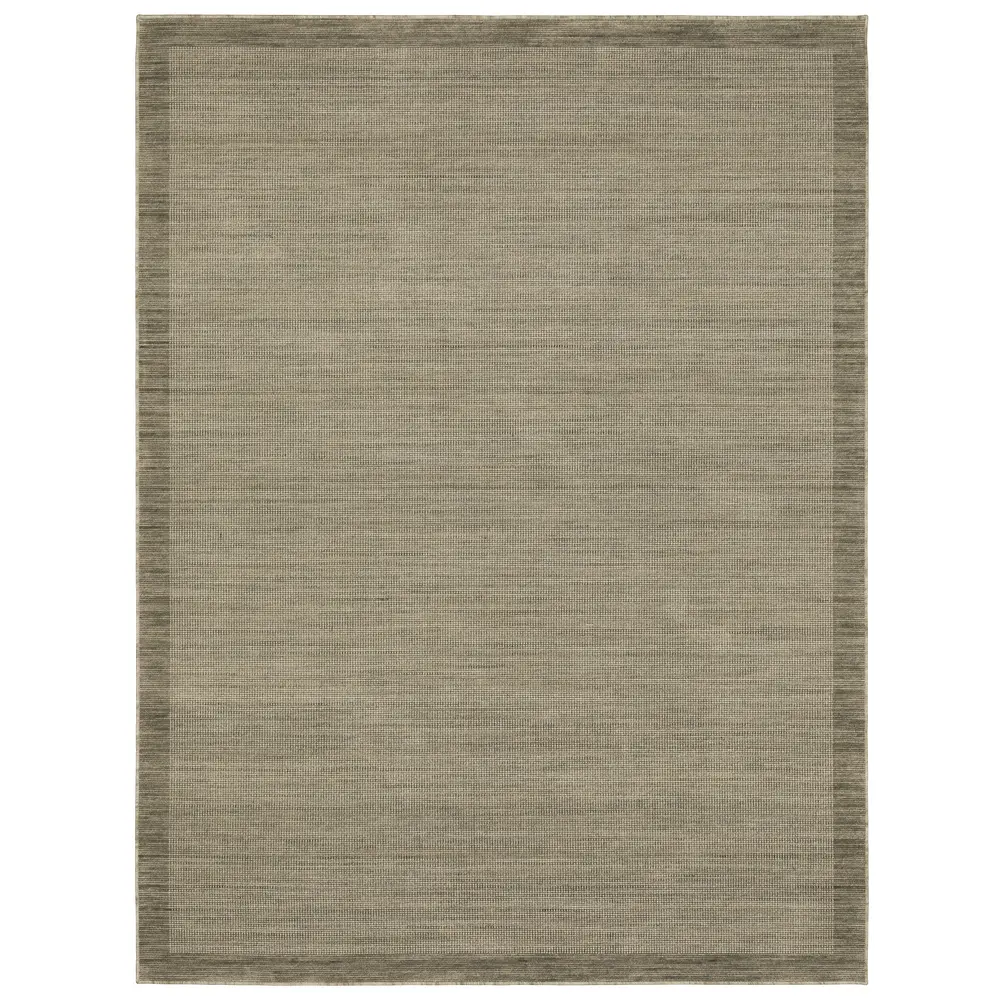 Warner WRN04 Tan/ Grey Indoor Area Rug - 5'3