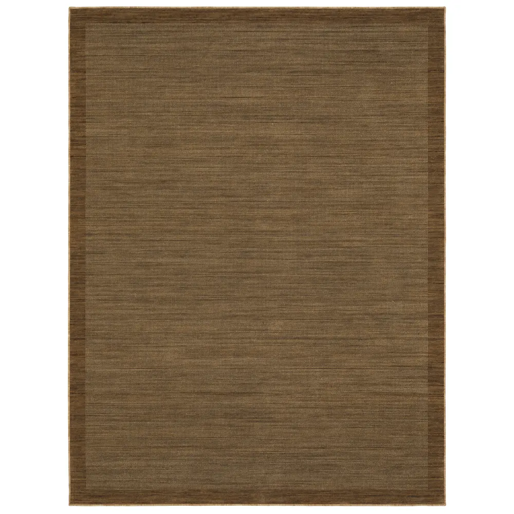 Warner WRN05 Brown/ Rust Indoor Area Rug - 3'3