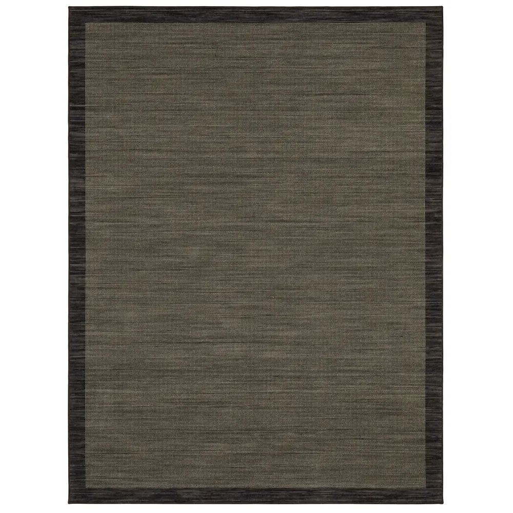Warner WRN06 Grey/ Charcoal Indoor Area Rug - 2'6