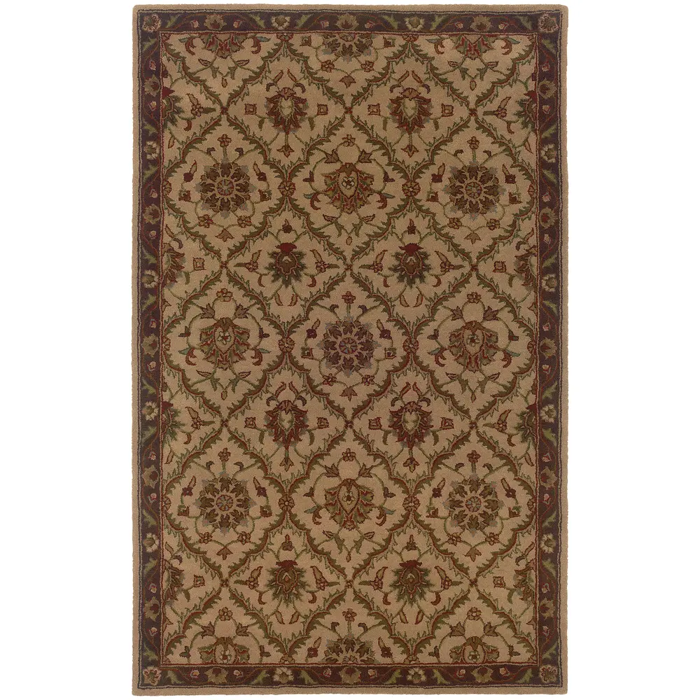 Windsor 23111 Beige/ Brown Indoor Area Rug - 12' x 15'