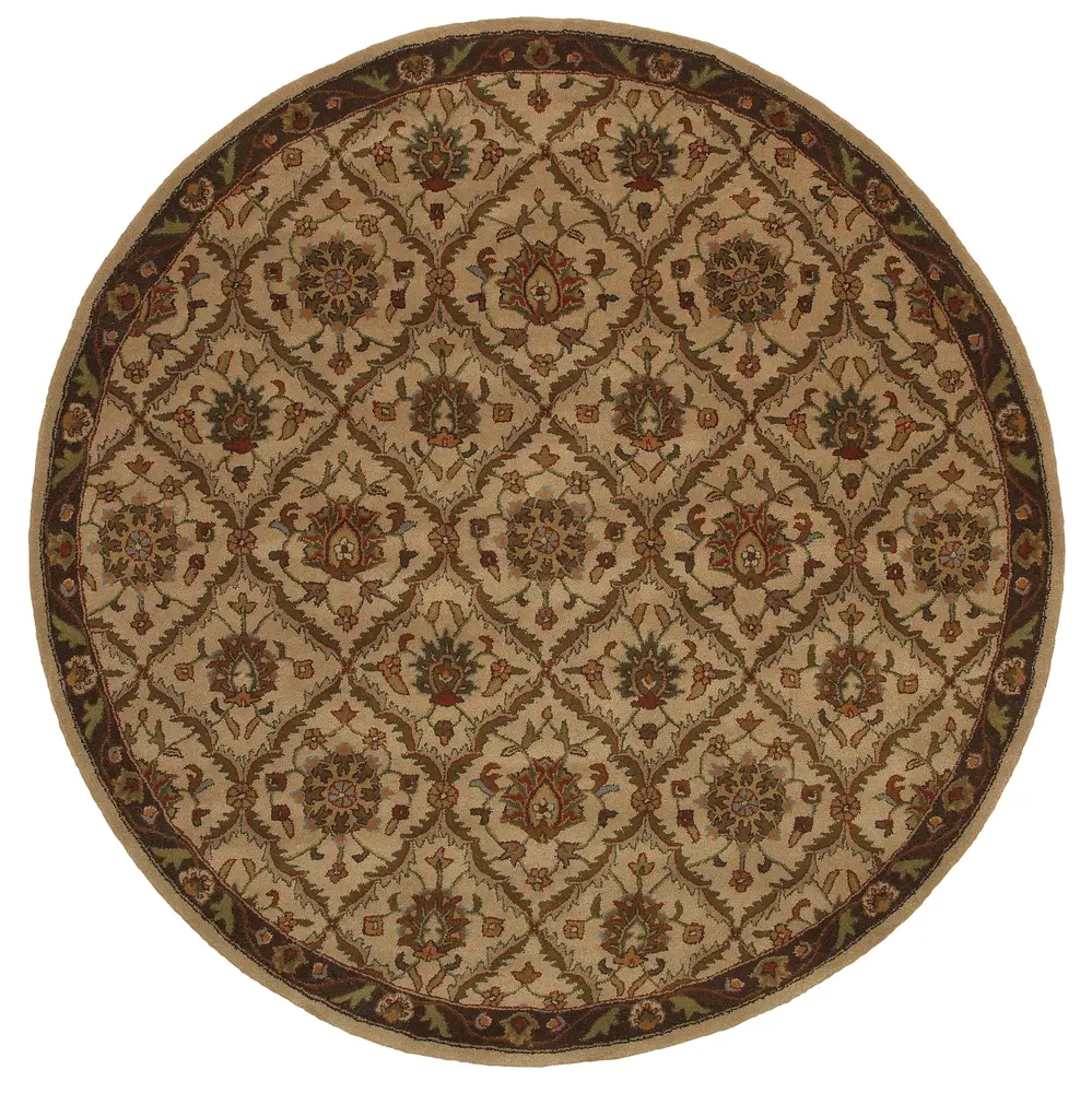 Windsor 23111 Beige/ Brown Indoor Area Rug - 7'6