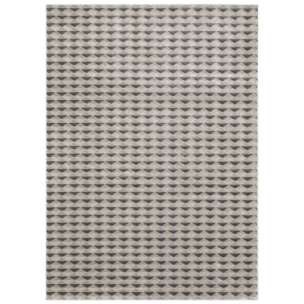 Wonder WON04 Charcoal/ Grey Indoor Area Rug - 3'3