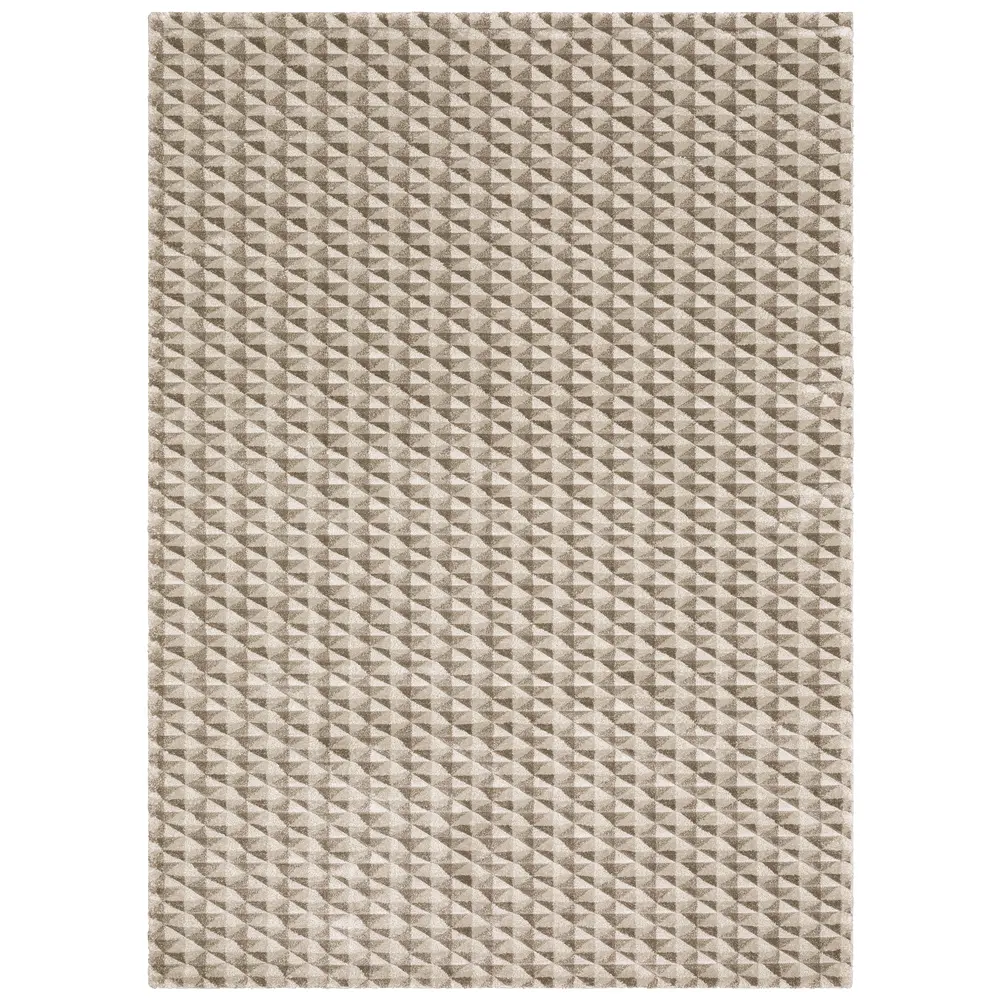 Wonder WON05 Brown/ Beige Indoor Area Rug - 5'3