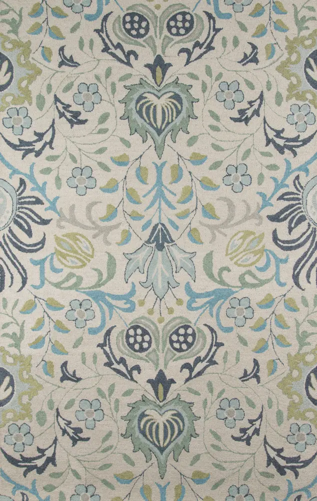 Momeni Newport 5' X 8' Blue Casual