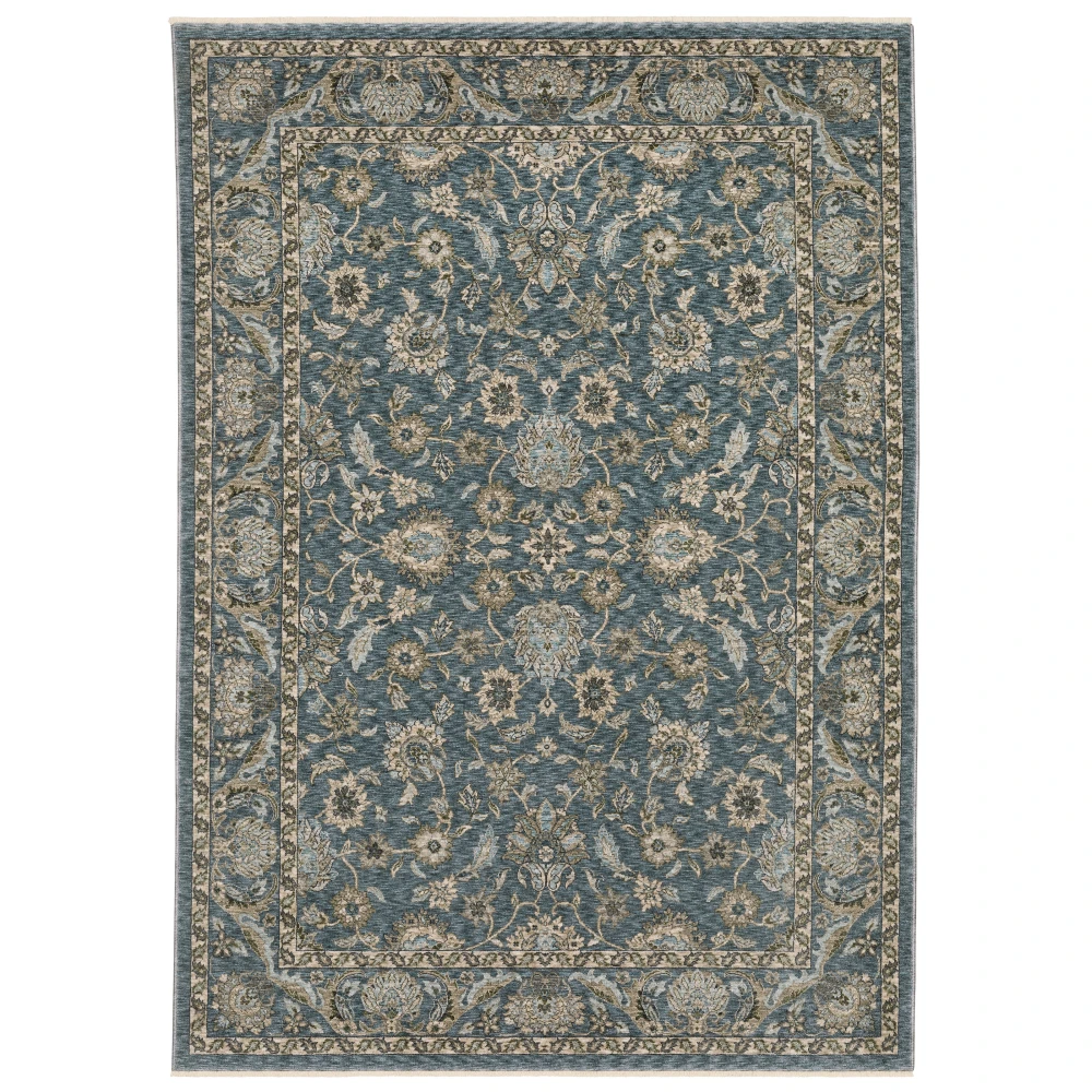 Aberdeen 070H1 Blue/ Beige Indoor Area Rug - 3'3