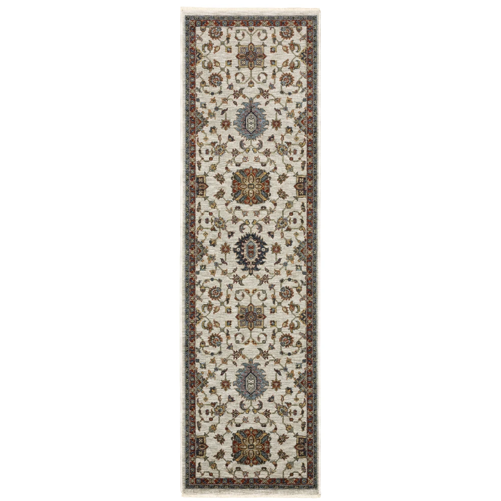 Aberdeen 751W1 Ivory/ Multi Indoor Area Rug - 2'3