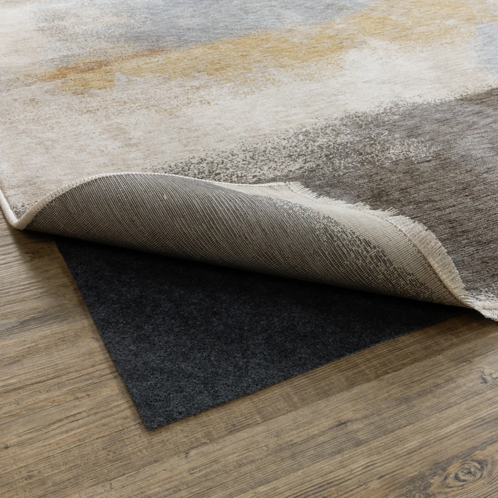 All Purpose Reversible Rug Pad 0004E Grey Indoor Rug Pad - 4'10