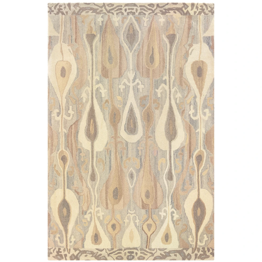 Anastasia 68000 Grey/ Beige Indoor Area Rug - 5' x 8'