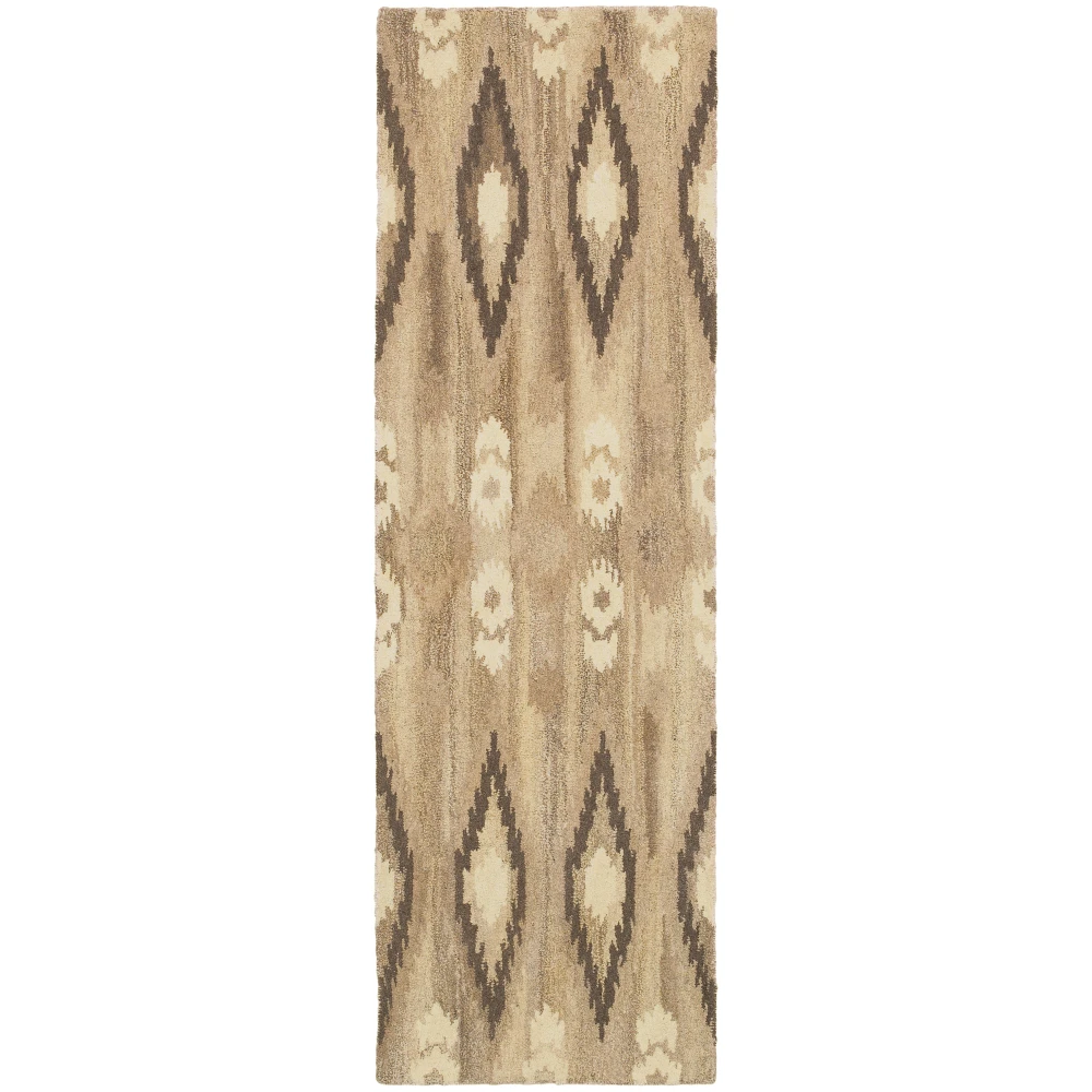 Anastasia 68001 Beige/ Ivory Indoor Area Rug - 2'6