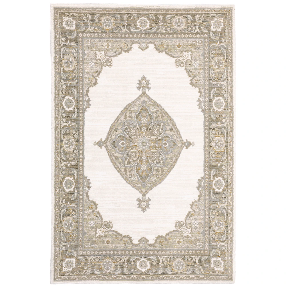 Andorra 7939D Beige/ Tan Indoor Area Rug - 8'6