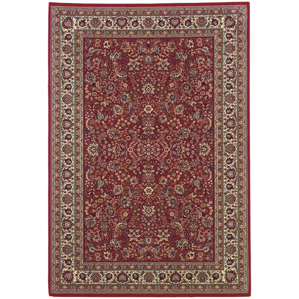 Ariana 113R3 Red/ Ivory Indoor Area Rug - 6'7