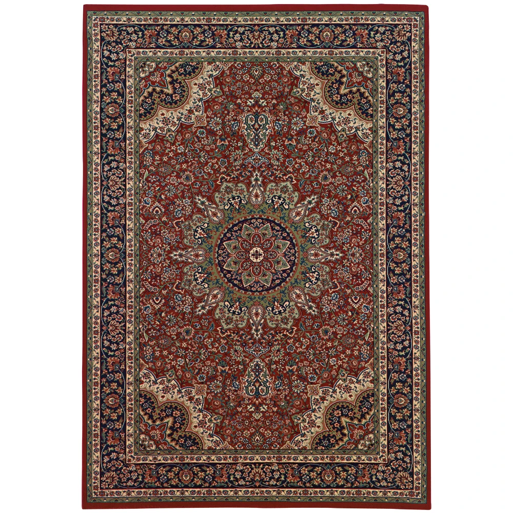Ariana 116R3 Red/ Blue Indoor Area Rug - 12' x 15'