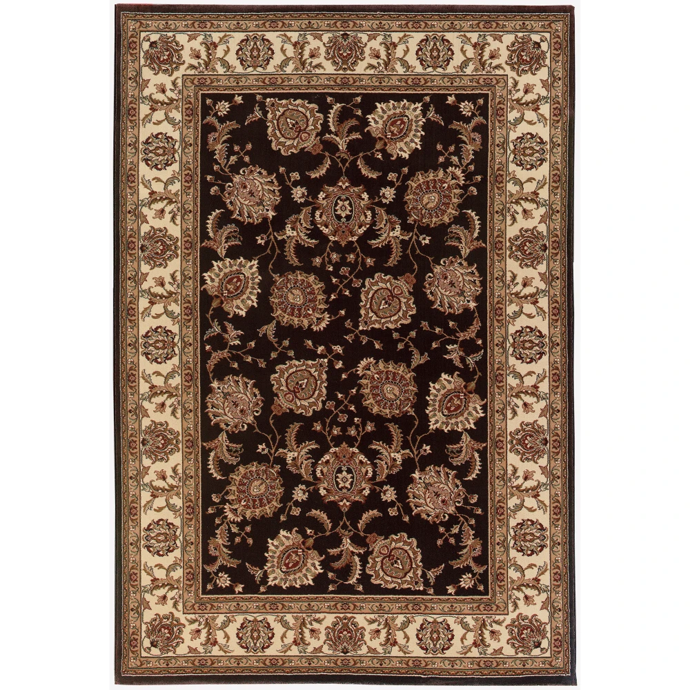 Ariana 117D3 Brown/ Ivory Indoor Area Rug - 5'3