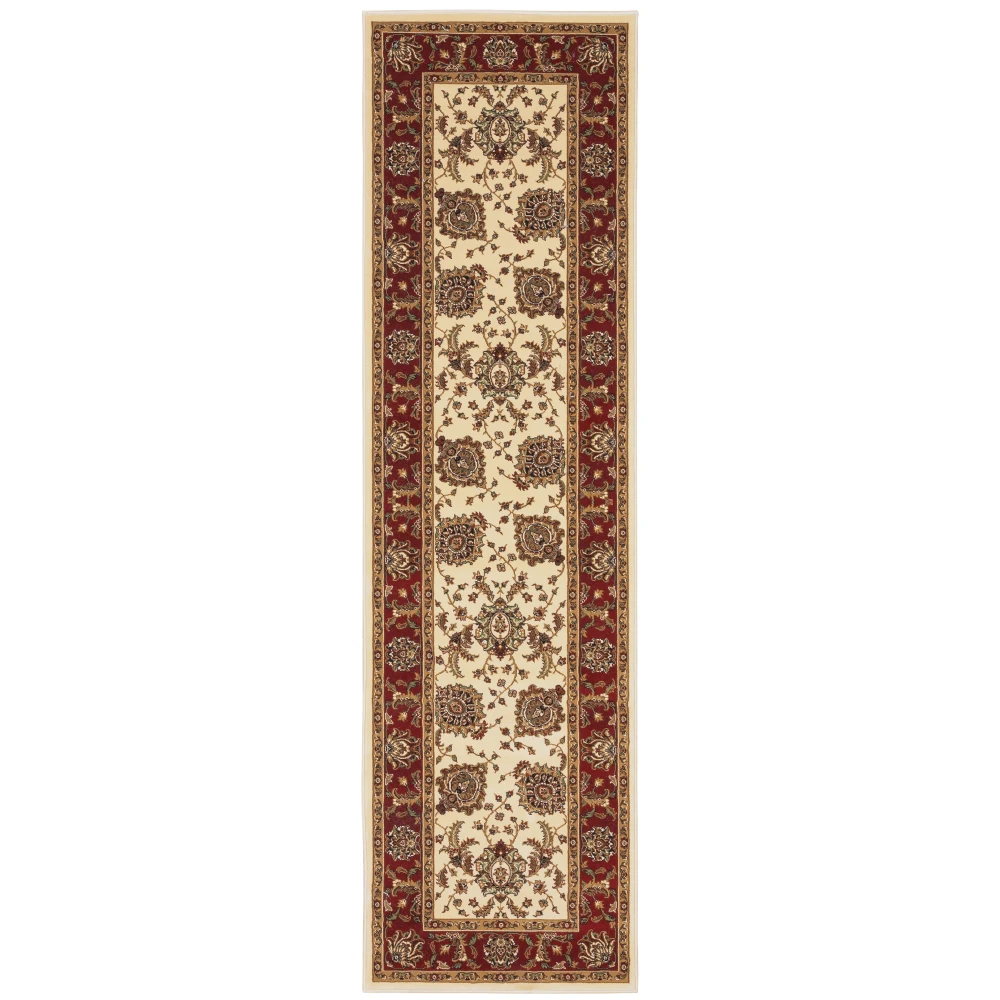 Ariana 117J3 Ivory/ Red Indoor Area Rug - 2'3