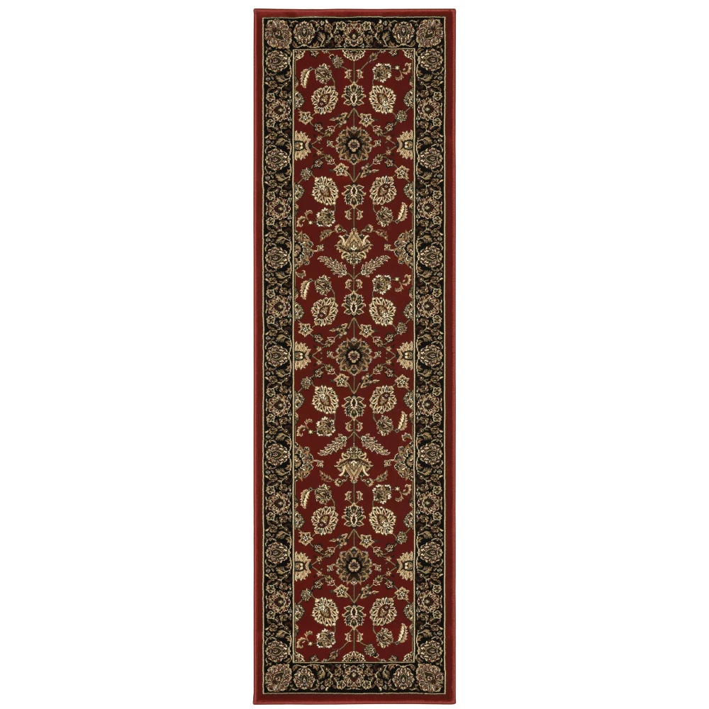 Ariana 271C3 Red/ Black Indoor Area Rug - 2'3