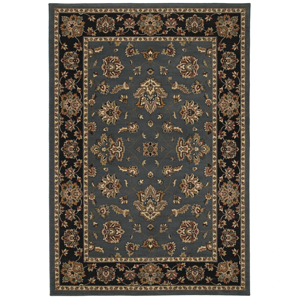 Ariana 623H3 Blue/ Black Indoor Area Rug - 10' x 12'7