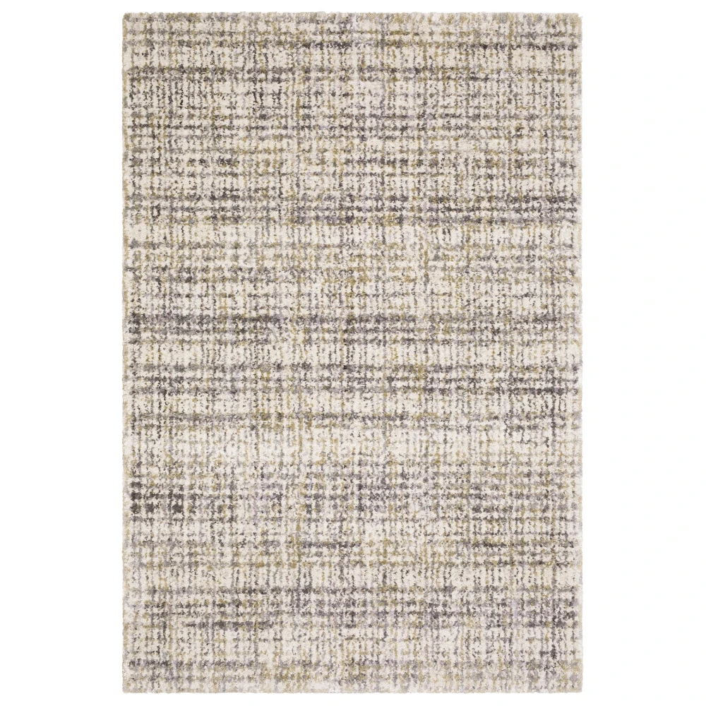 Aspen 2877B Ivory/ Gold Indoor Area Rug - 5'3