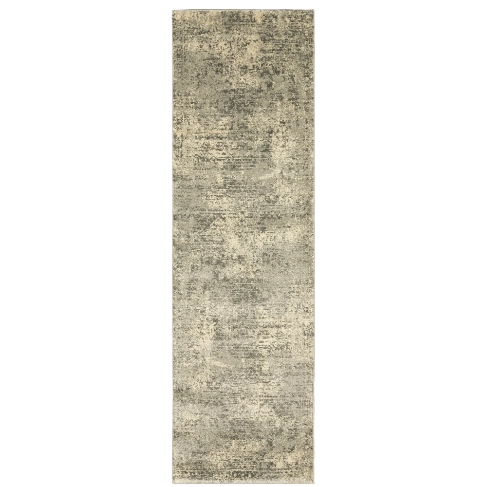 Astor 1806Q Beige/ Grey Indoor Area Rug - 2'3