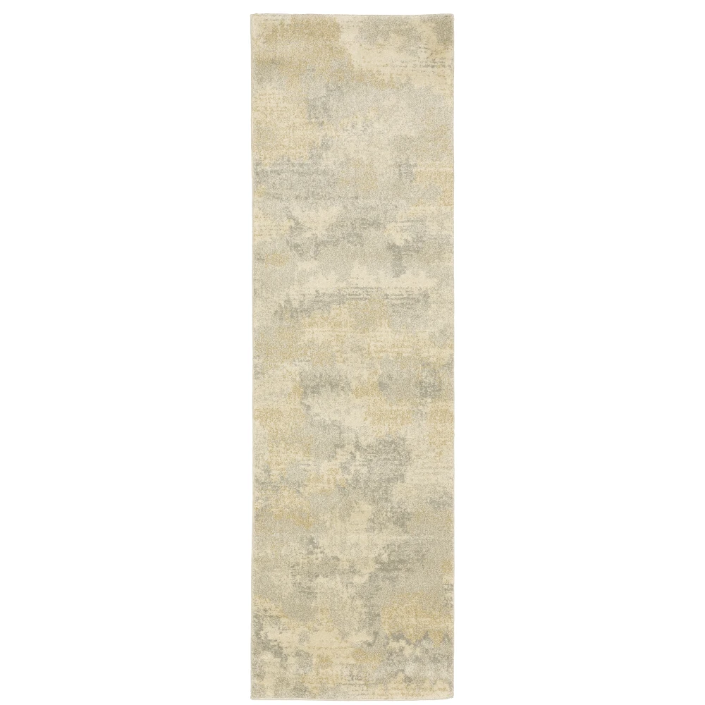 Astor 2268J Beige/ Grey Indoor Area Rug - 2'3