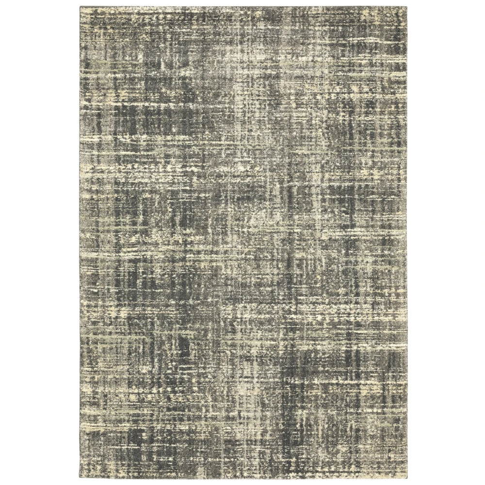 Astor 2541M Charcoal/ Beige Indoor Area Rug - 3'10