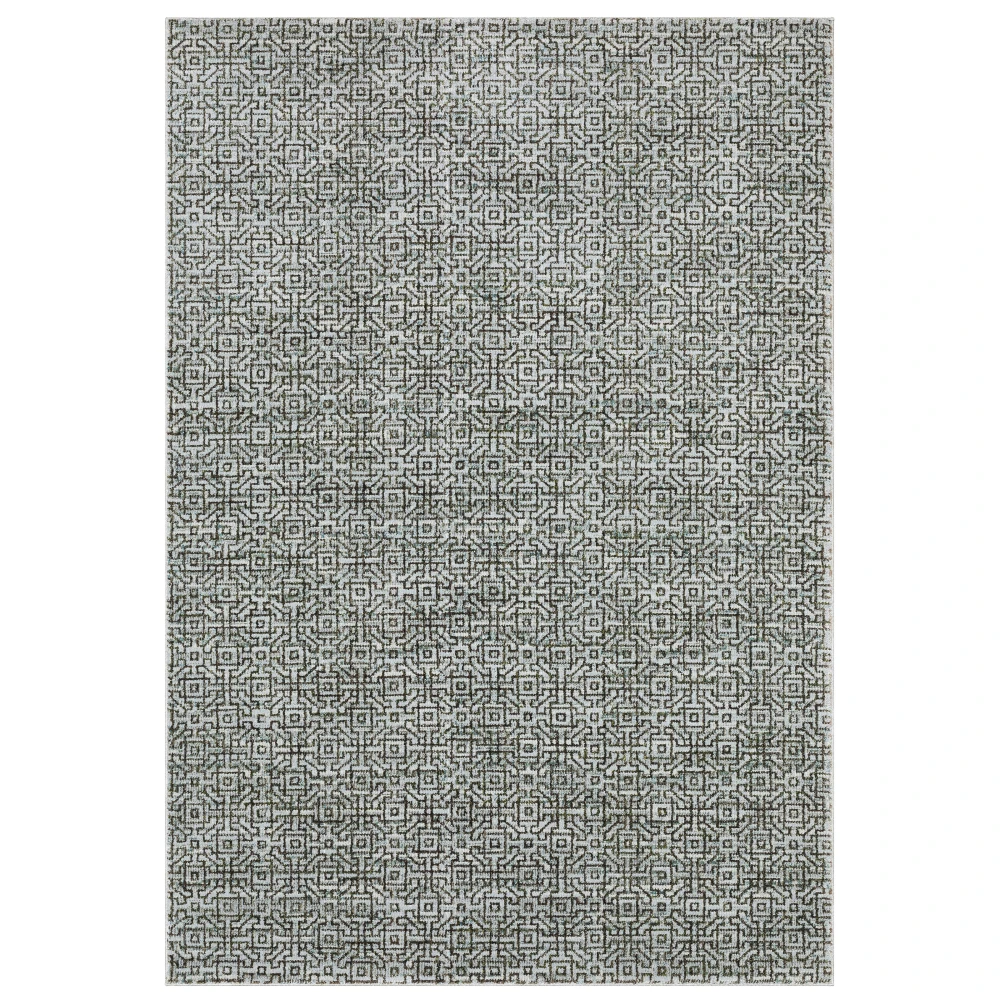 Atlas 3721J Blue/ Brown Indoor Area Rug - 2'6
