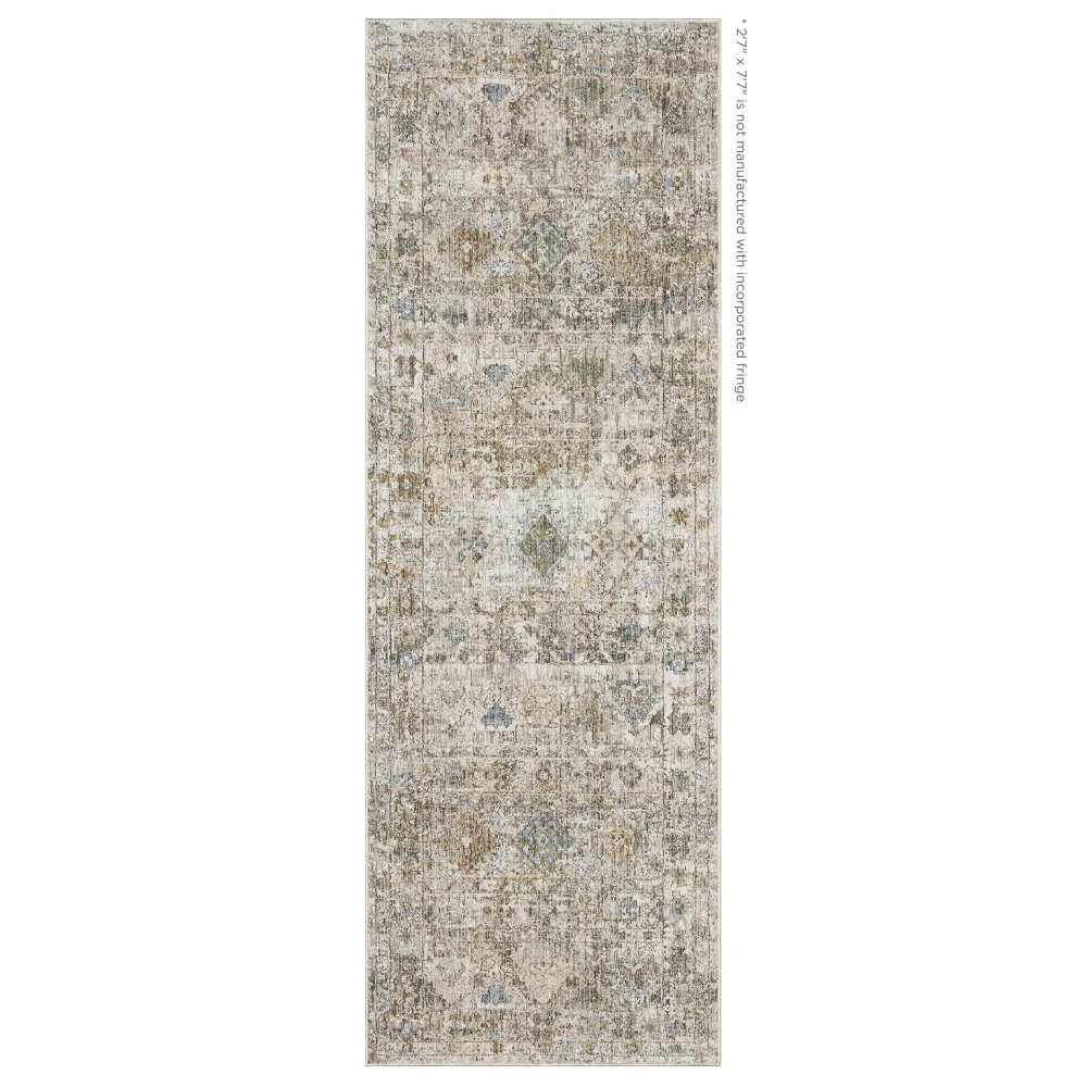 Avalon AVA05 Beige/ Grey Indoor Area Rug - 2'7