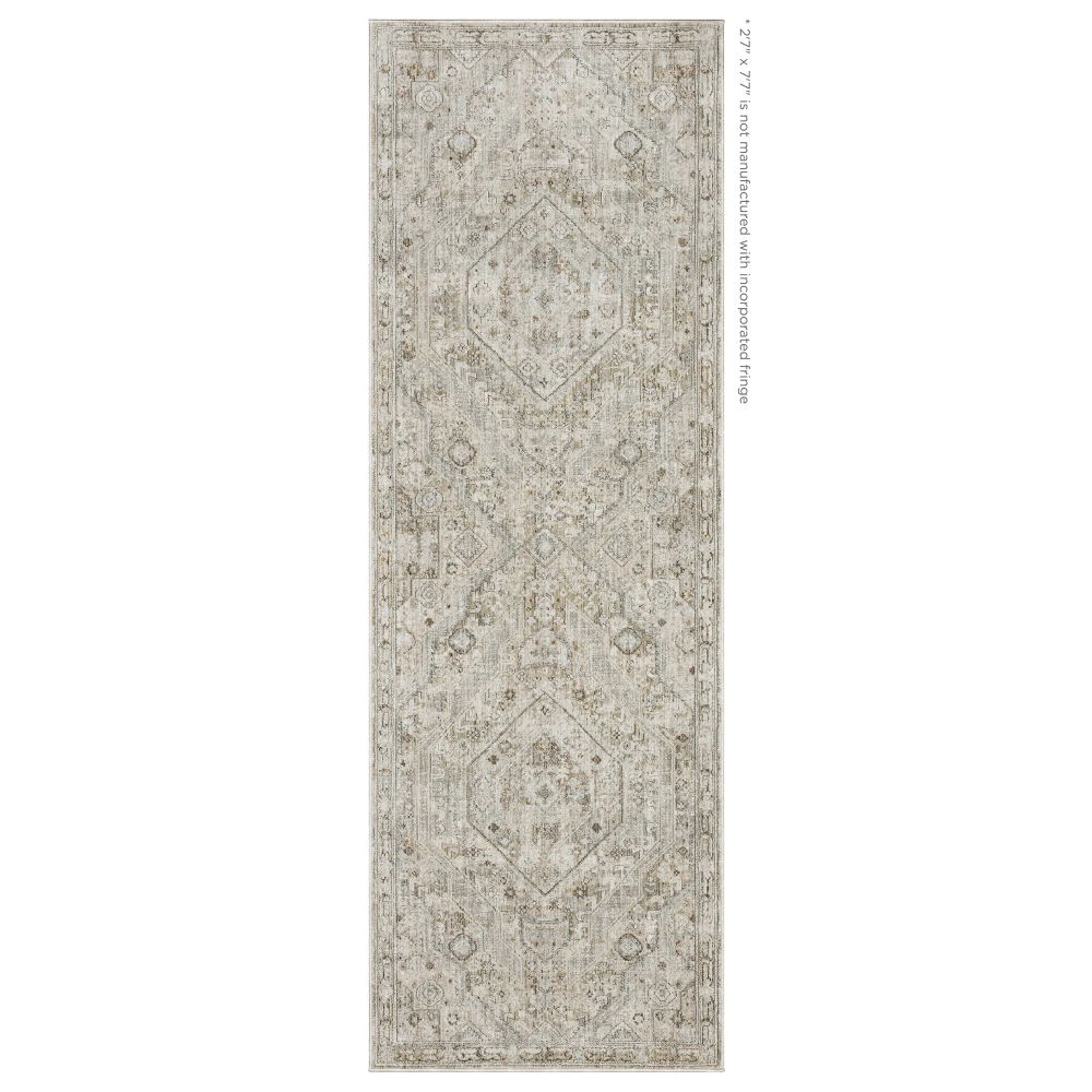 Avalon AVA06 Beige/ Ivory Indoor Area Rug - 2'7