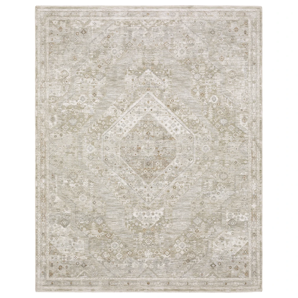 Avalon AVA06 Beige/ Ivory Indoor Area Rug - 7'10