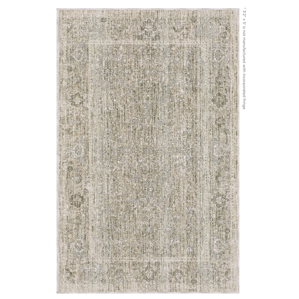 Avalon AVA07 Beige/ Grey Indoor Area Rug - 3'2