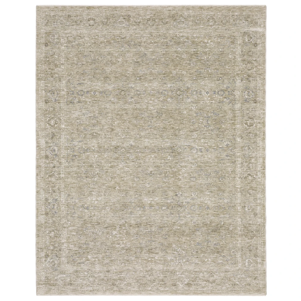 Avalon AVA07 Beige/ Grey Indoor Area Rug - 7'10