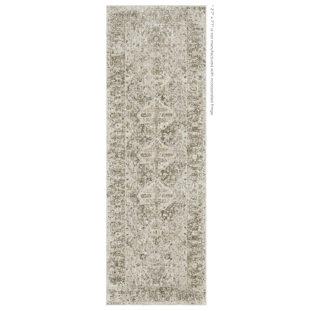 Avalon AVA08 Beige/ Grey Indoor Area Rug - 2'7