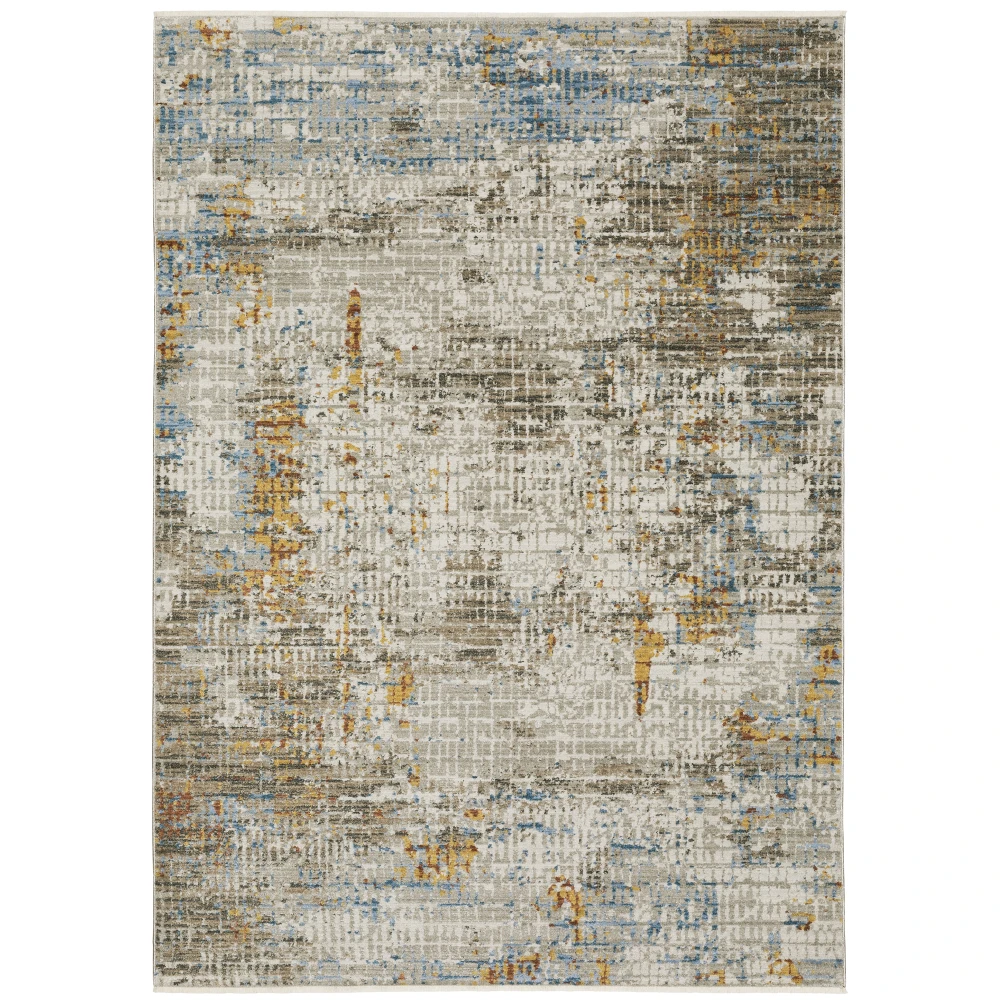 Bauer 005E2 Beige/ Multi Indoor Area Rug - 9'10