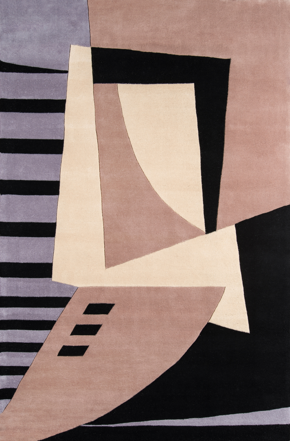 Momeni New Wave 2' X 3' Black Contemporary